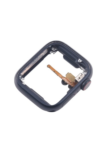 Tongxida İos Watch Uyumlu 7/8/9 45mm Alüminyum Orta Çerçeve Plakası, Gps Taç Döndürme Ekseni, Flex Kablo, Gece Yarısı Renkli,