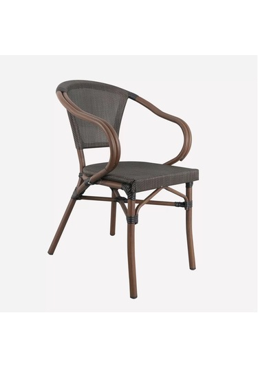 Bambu Rattan Bahçe  Balkon Sandalyesi 2 Adet