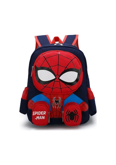 Yeiuyi7 Karikatür Desen Şekli 3 İla 8 Yaşında Anaokulu Çocuk Okul Çantası Koyu Mavi