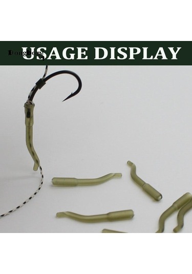 20 Adet Sazan Balıkçılık Aksesuarları Kanca Kollu Kicker Stil Boyutu Hattı Hizalayıcı Saç Kuleleri Zig Rig Terminali Mücadele Pop Up Boilie