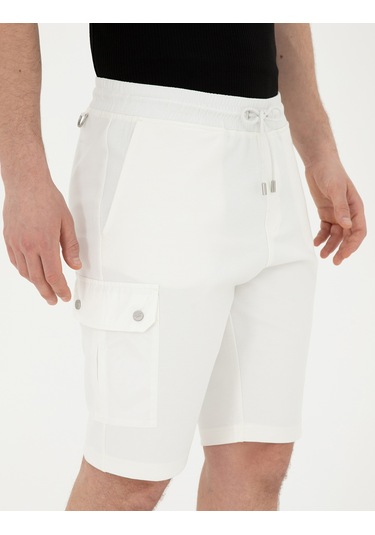 Pierre Cardin Erkek Ekru Şort Örme 50288263-vr019 Ekru