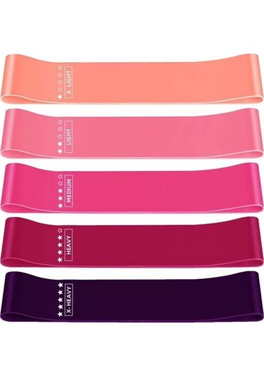 5 Farklı Direnç Seviyesine Sahip, Dirençli Fitness Pilates Egzers