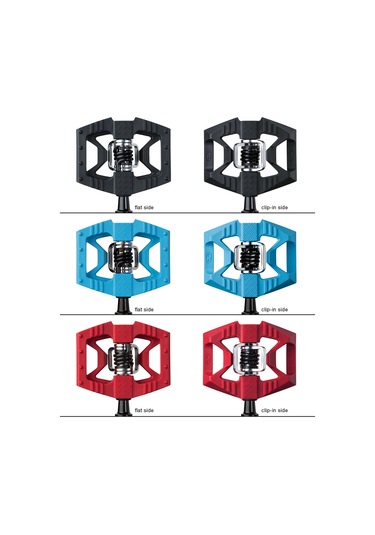 Crank Brothers Double Shot 1 Pedal Kırmızı/siyah