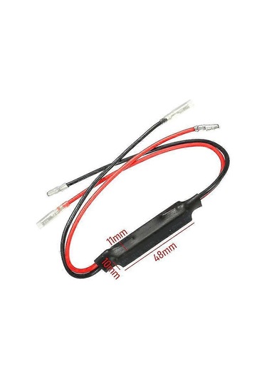 Yamaha/honda/suzuki İçin 2 Adet 10w Evrensel Motosiklet Led Dönüş Sinyali Göstergesi Yük Dirençli Flaşör Çok Renkli