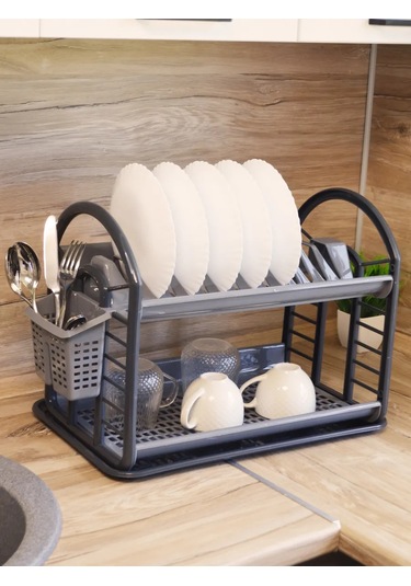 Gds Comfort Tezgah Üstü Tepsili Bulaşık Kurutma Makinesi 430281152 Gri