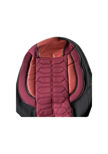 Oto Koltuk Kılıfı Hafif Ticari Ön Ve Arka Set Siyah-bordo