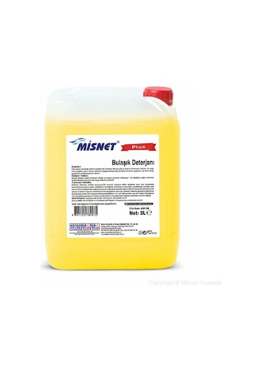 Misnet Plus Bulaşık Deterjanı Sarı 5 KG