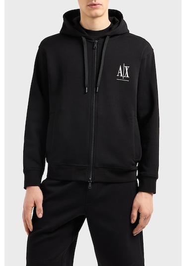 Armani Exchange Armanı Exchange Erkek Sweatshırt Xm000371-af10818-uc001 Siyah