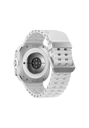 Butam Bilişim Galaxy Uyumlu Watch Ultra 47mm Krd-118 Tırtıklı Tasarım Silikon Kordon-lacivert