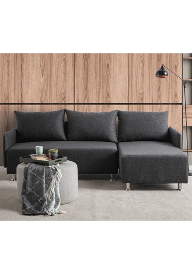 Mondy Köşe Koltuk Takımı Antrasit Antrasit