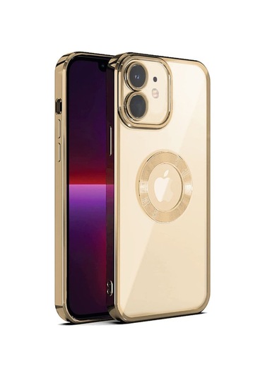 Iphone 11 Kilif 5D Kamera Ve Lens Korumali Plating Logo Cut Case 558235732