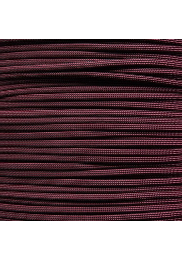Mg Ropes Paracord İp 4 Mm Bordo Siyah Desenli No:68 10 Metre Çok Renkli