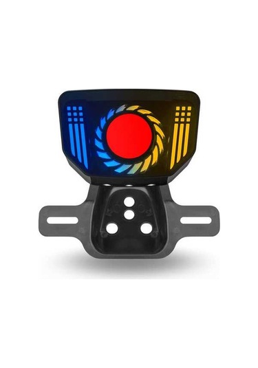 Createtech Ve Suzuki Stroboskopik Stop Sinyal Led Lambası İçin Gn125 Fren Fonksiyonlu Drl, Arka Animasyonlu - Jo