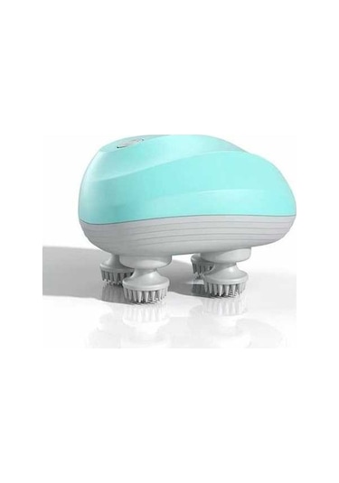 Tongxida Kafa Masajı Elektrikli Silikon Kafa Derisi Masaj Aleti Kafa Gevşeme Şarj Edilebilir Evcil Hayvan Masajı 4rıl5c Açık M Açık Mavi