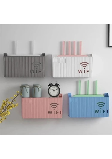 Siyah Pleksi Wifi Kutusu Duvar Asılabilir Sigorta Ve Modem Saklama Kutusu 25x15x6 Cm Diğer