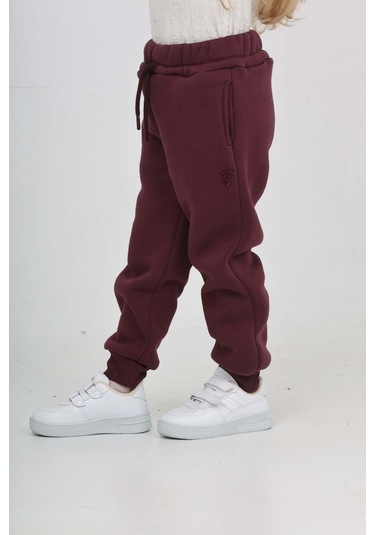 Toontoy Kız Çocuk Nakış Detaylı Eşofman Alt Mor