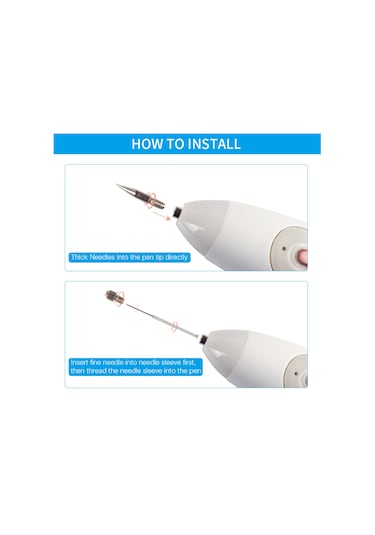 Plasma Pen İğnesi 10 Adet İğne + Bağlantı Aparatları Plazma Kalem
