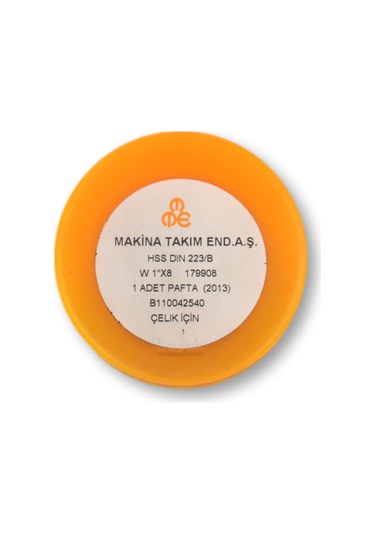 Mte W 1 Pafta Normal Vidalı Hss Dın 223/b