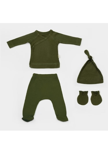 BabyCosy Organik Modal 4 Lü Set Csym26505 Yeşil