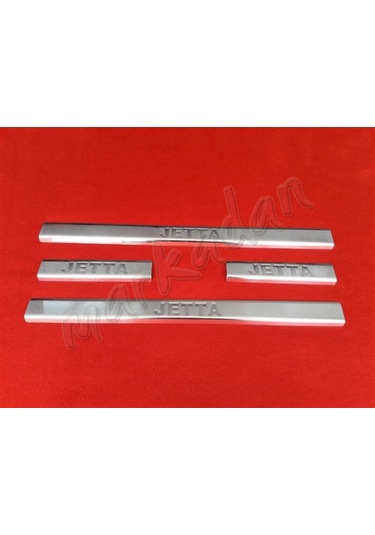 Markadan Vw Jetta Krom Kapı Eşiği 2006-2011 4 Parça Paslanmaz  Çel