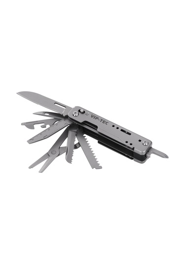 Vip-tec Vt875194 13 Parça Multifonksiyonel Çakı/multitool Gri