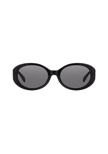 Daniel Klein Dk4342-1 Bold Line Heritage Oval Kadın Güneş Gözlüğü Siyah