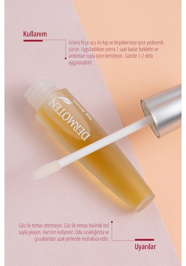 Dermoten Kaş & Kirpik Bakım Yağı 20 ML