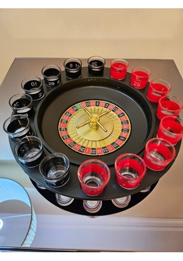 Shot Bardaklı Rulet Seti-cengizhan Unaler