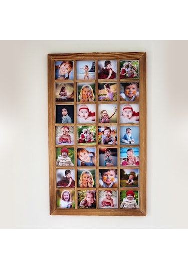 Ahşap Çerçeve Fotoğraf Çerçevesi Kolaj Çerçeve