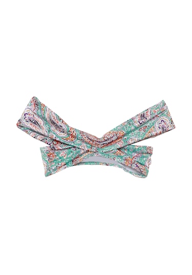 Yargıcı Omuz Detaylı Bikini Üst Çok Renkli