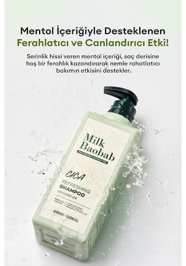 Hassas Saç Derisini Nemle Rahatlatan Cica İçerikli Şampuan Mılk Baobab Cica Refreshing Shampoo