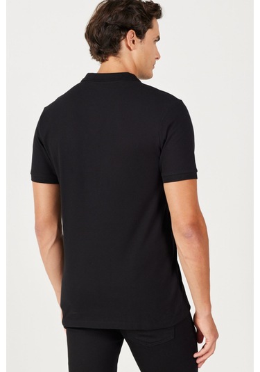 Lee Polo T-shirt Siyah Erkek Kısa Kol T-shirt 000000000101982645