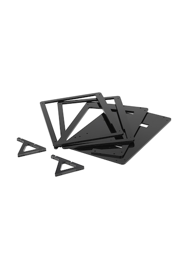 Ximistore9 Raspberry Pi İçin 7 İnç Ips Dokunmatik Ekran Kılıfı - 1024x600 Çözünürlük, Dayanıklı Plastik + Pcb Tutucu, Arka Işık Kontrolü