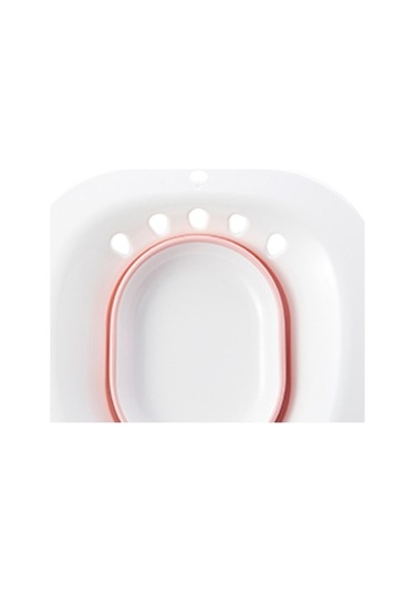 Pazly Suntek Katlanır Portatif Bide Sifonsuz Pembe Sitz Banyo Yıkama Kalça Havzası Pembe