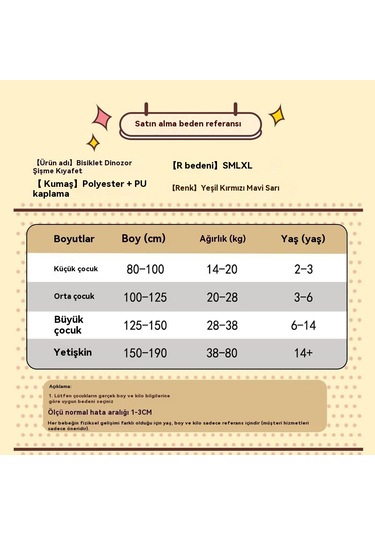 Unicomlifeerp Dinoşarj Kıyafetleri Çocuk Ve Yetişkin Aile Spor Etkinliği Kukla Yürüyüş Kostümleri Cadılar Bayramı Çocuk Gösteri Kostümleri Kırmızı 6-8