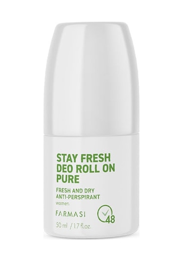 Farmasi Stay Fresh Anti Perspirant Pure Kadın Roll On Deodorant 50 ML