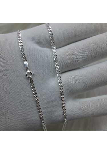 Bir Gümüş Aşkı Gurmet Model 3 MM Zincir Kolye