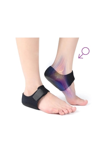 Kadın Kumaş Topuk Çorabı - Topuk Çatlağı, Topuk Ağrısı, Topuk Dikeni Ve Yorgun Ayak