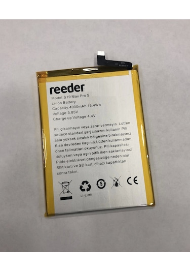 Reeder S19 Max Pro S Batarya 4000 Mah