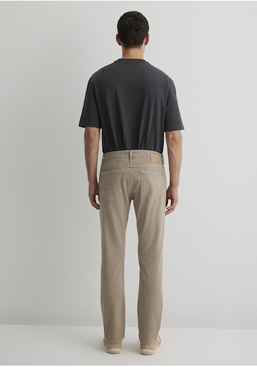 Mavi - 0035186566 Marcus Gabardin Erkek Pantolon - Kahverengi