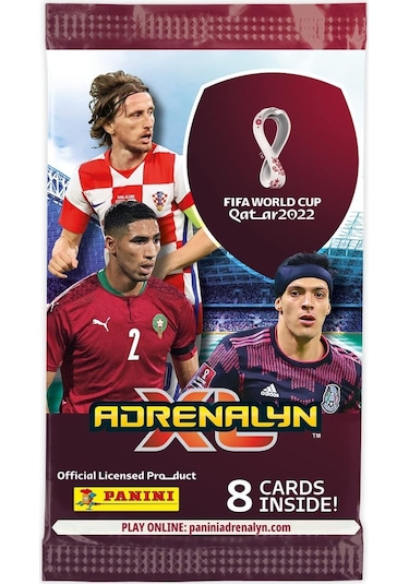 Dünya Kupası Panini Fıfa 2022 Adrenalyn Xl Qatar World Cup Trading Kartı 2 Paket 16 Kart