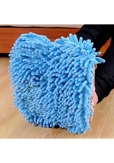 Zemin Terlik Temizleme Tozu Paspas Mavi