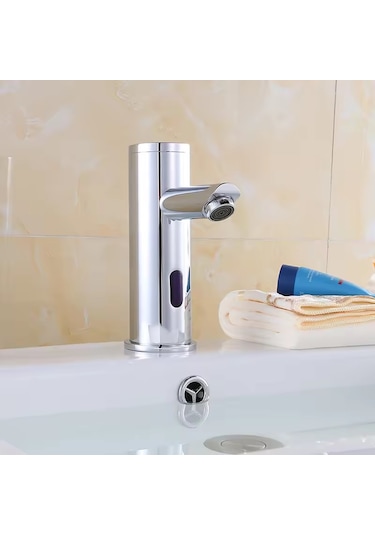 Sıcak Soğuk Fotoselli Sensörlü Lavabo Bataryası