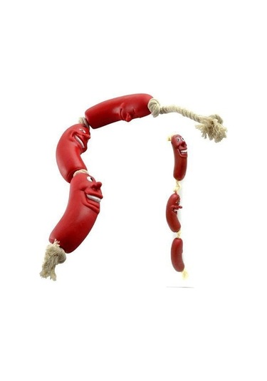 Köpekler İçin Oyuncak Sosis Tdrtr Çok Renkli