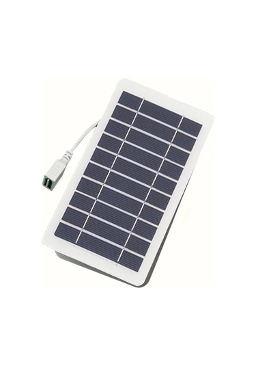 Elmpaly 2w Taşınabilir Güneş Panelli Şarj Cihazı Kampçılık Seyahat Telefon Şarj El Feneri Fan