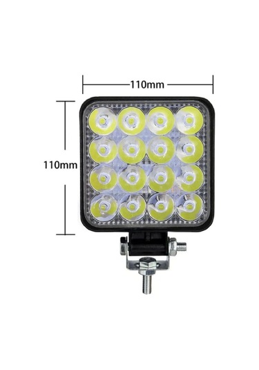 12-24v 16 Led Offroad Atv Kamyon Tır Traktör İş Makinesi