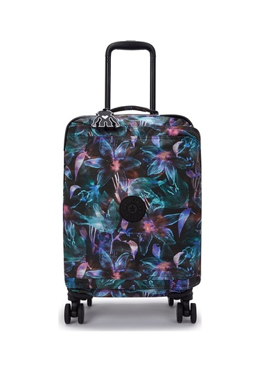 Kıplıng Spontaneous S Küçük Boy Tekerlekli Valiz Desenli Spectral Orchıd Desenli Çok Renkli