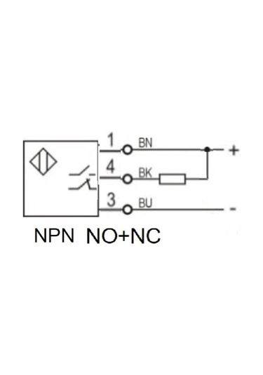 Omron E3fa-tn11 ,m18/20mt Npn-no/nc 4-kablo Karşılıklı Fotosel