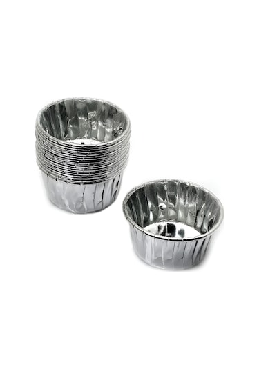 Muffin Kek Kalıbı 25 Adet Cupcake Kağıdı Metalik