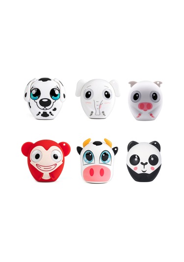 Vkemall A1 Mini Bluetooth Hoparlör, Tws İlişkilendirme, Fotoğraf Şeridi, 400mah Pil, Taşınabilir Müzik Hoparlörü İnek Desenli